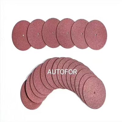 Dry-cut dental crown material zirconia precision cutting blade - black/red