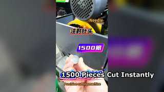 Cut 1500 pieces at one time?