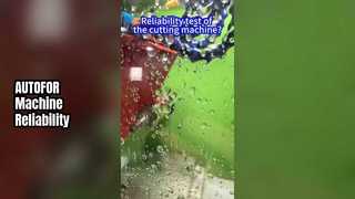 Reliability test of the cutting machine?
