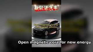 Open magnetic core for new energy vehicles