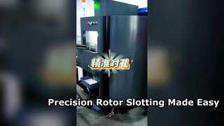 Hydraulic rotor precision slotting machine